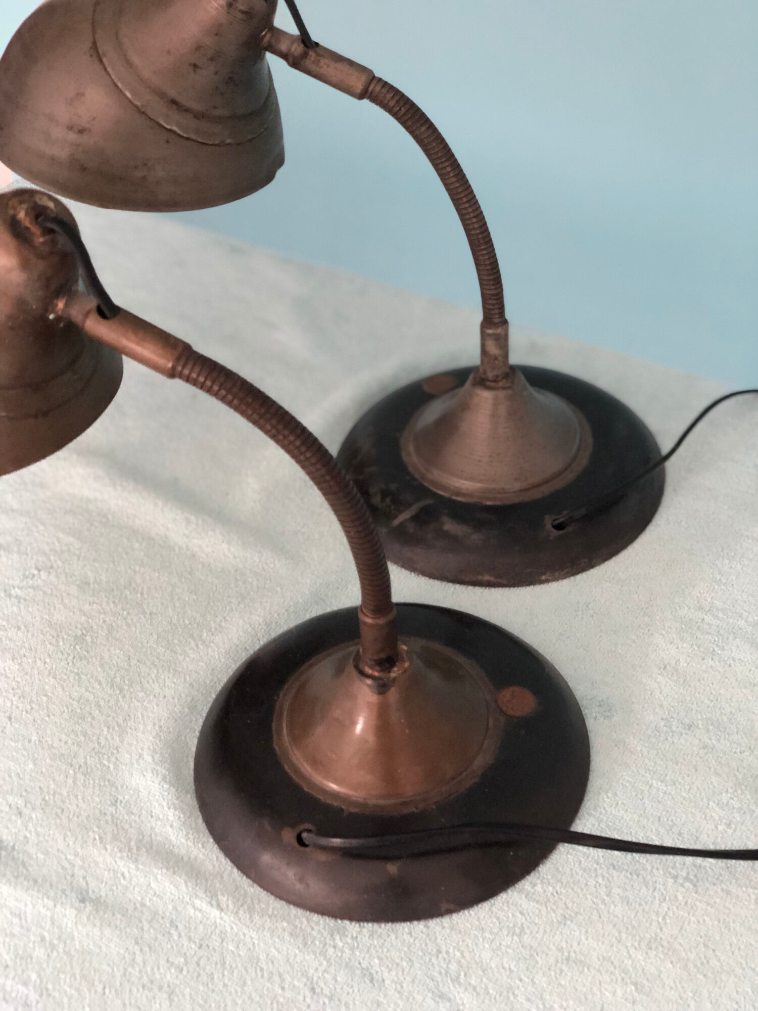Pair of mid century desk lamps france 1950s