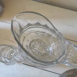 2 antique glass pitchers