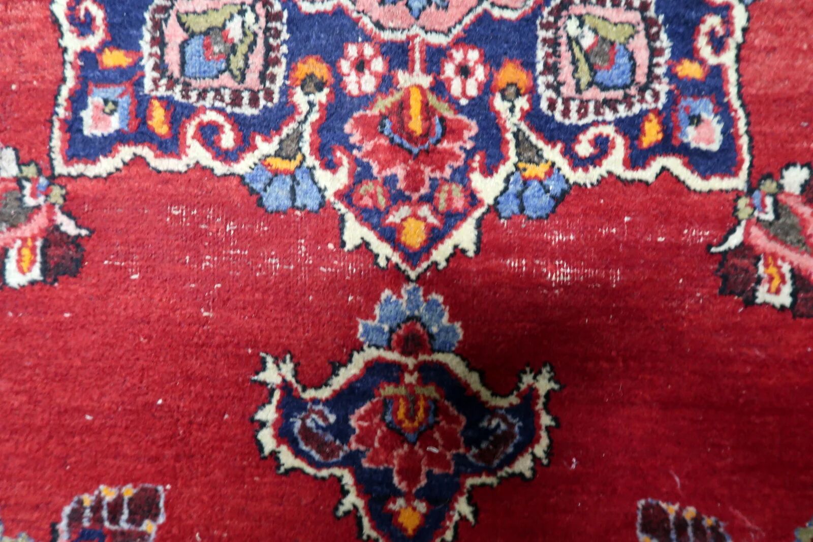 Tapis persan ancien Kazvin fait à la main 134 cm x 182 cm années 1920 - 1C1229