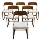 Set of 6 Baumann chairs model Bémol - 1960