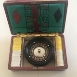 Vintage leather game box