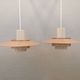 Hanging lamps, model Falcon, designed by Andreas Hansen in 1968 for Fog & Mørup Denmark.