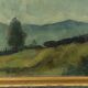 Ennio Cocchi landscape and still life painted on both sides panel