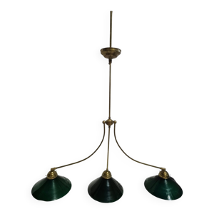 Lampe de billard opaline