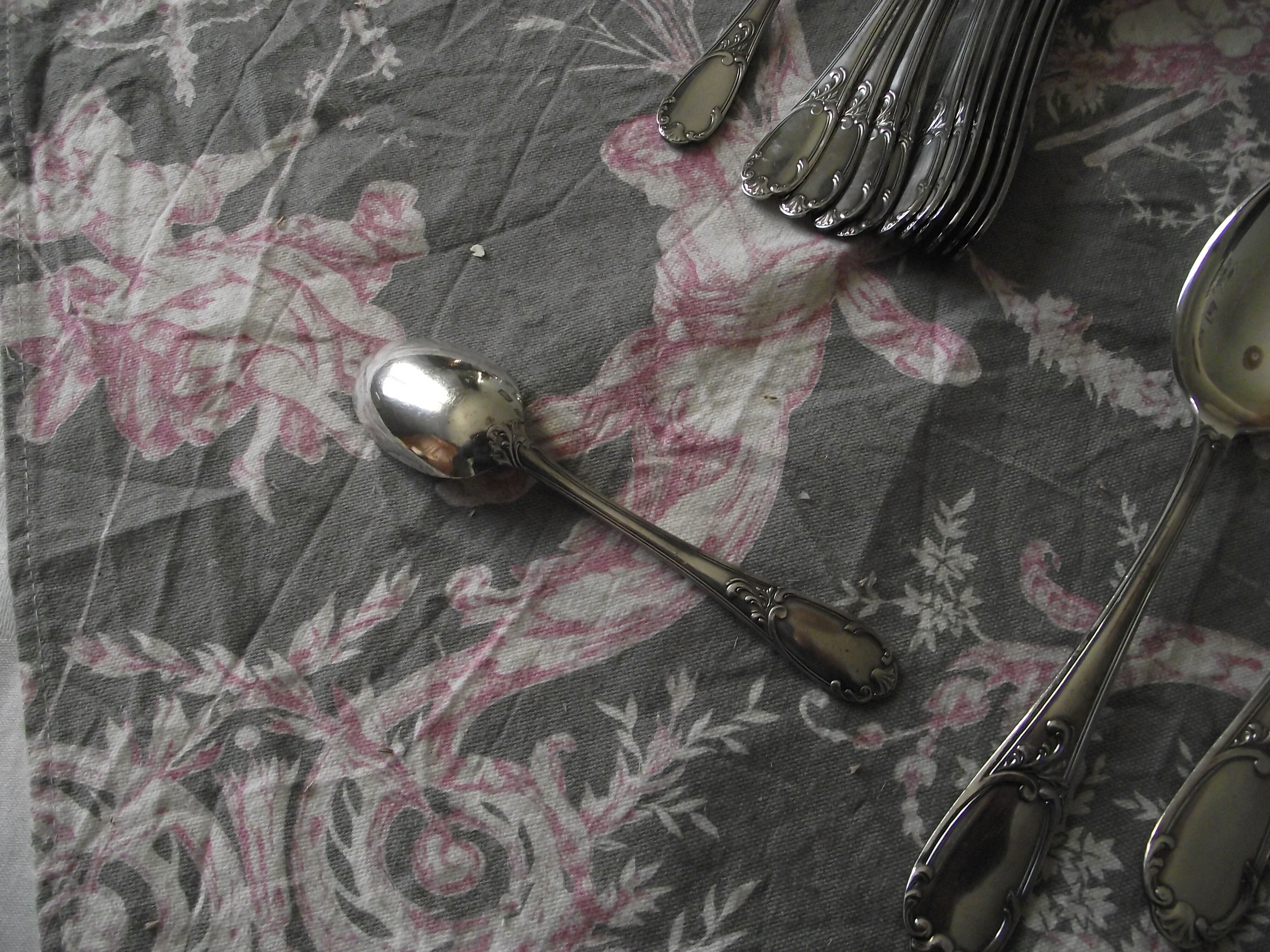 Housewife 37 pieces in silver metal by François Frionnet