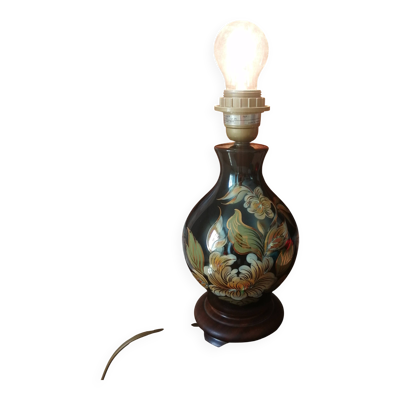 Pied de lampe signée L. Drimmer Rodez France 1970-1980
