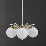 1970s Glass Chandelier by Instala Decin, Czechoslovakia