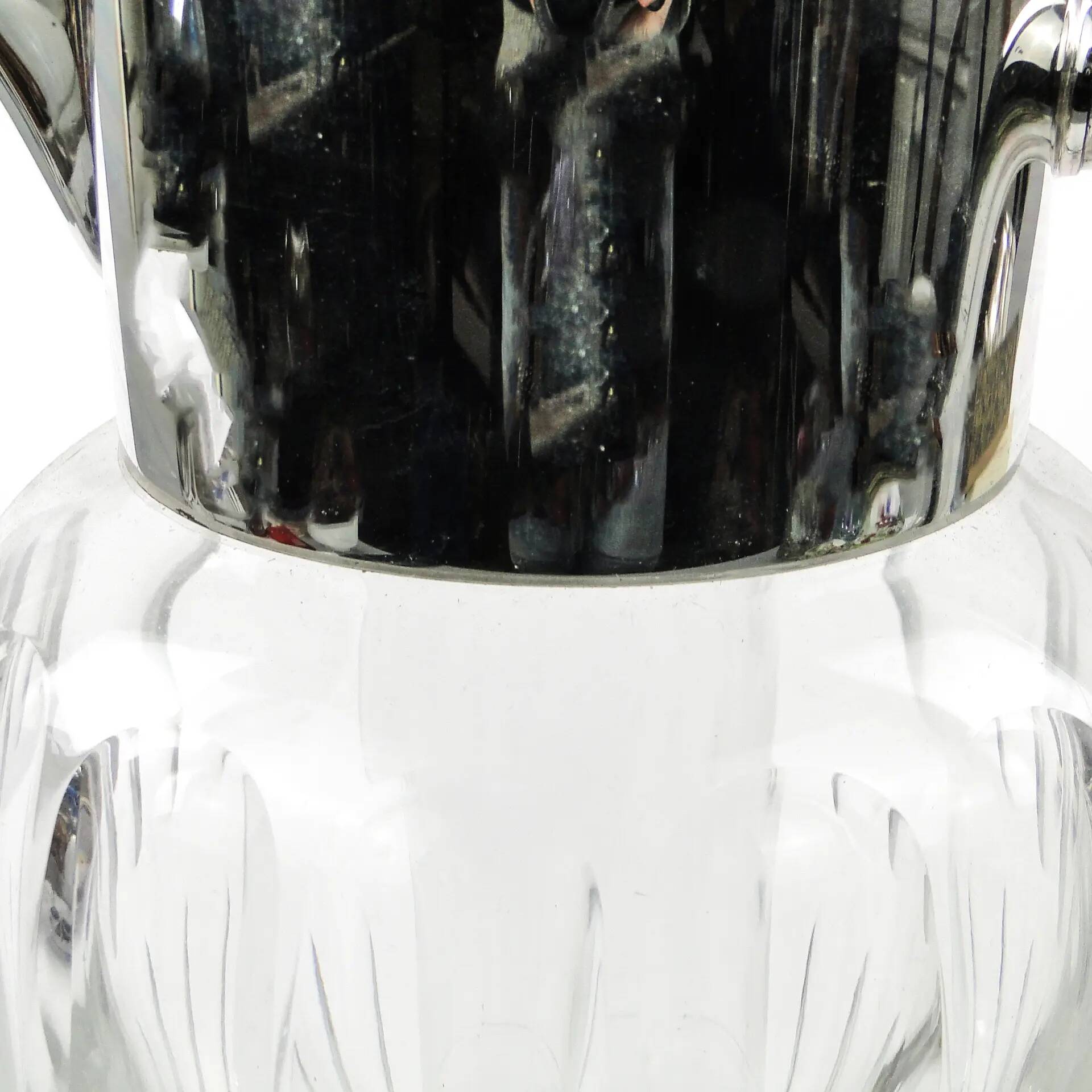 Art Deco wine jug, transparent glass, Germany, 1920s