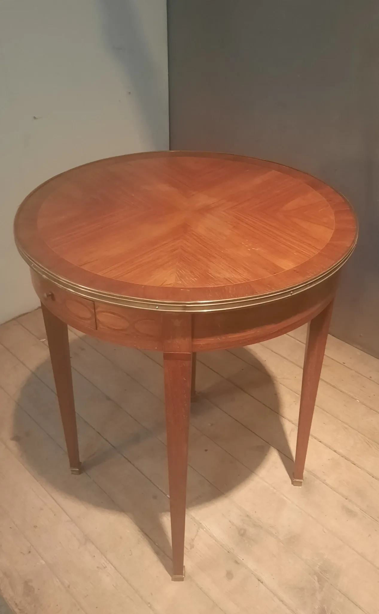 Marquetry guéridon in Louis XVI style