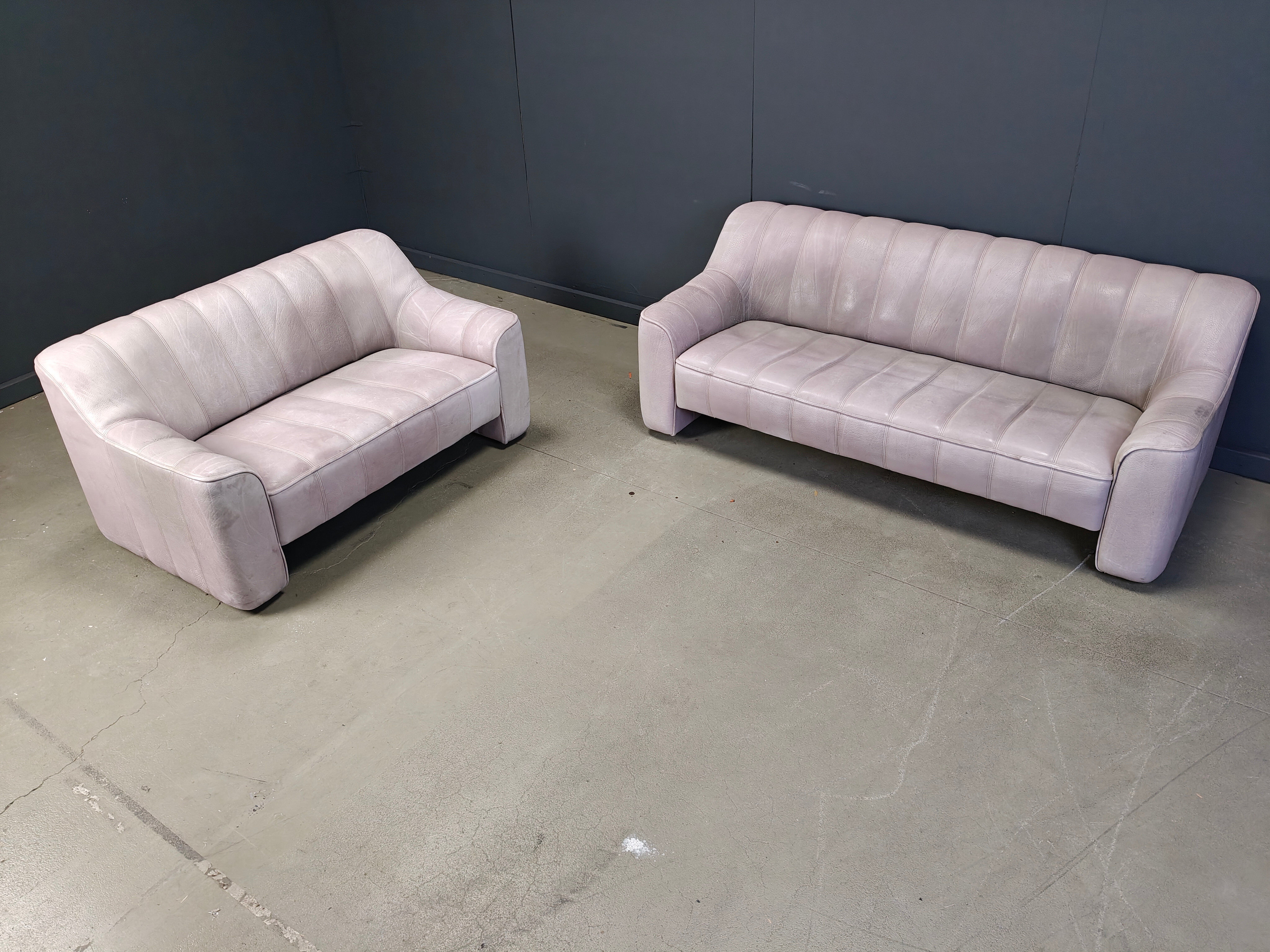 Vintage DS44 sofa set by De Sede, 1970s