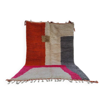 Moroccan rug in natural wool 2.5 x 1.5 m