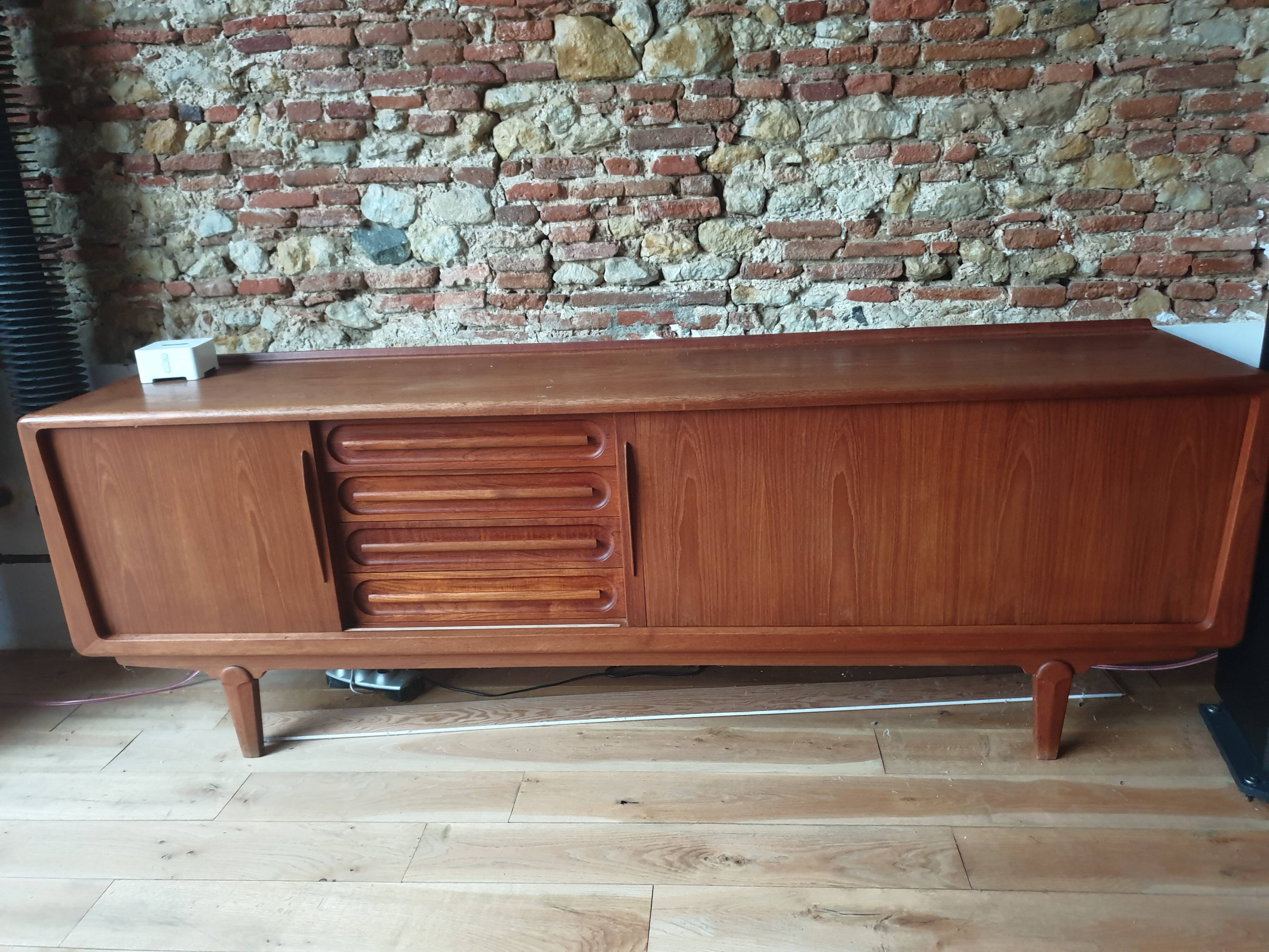 Scandinavian Enfilade in Teak Arne Vodder Edition Vamo Sonderborg 1960