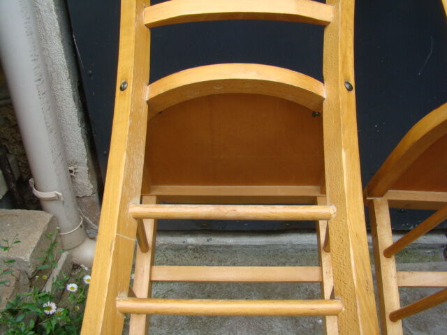 Pair of antique bistro chairs