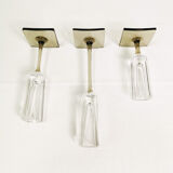 Crystal candlesticks, Rosenthal, designed by G. Jensen, Germany, 1970s