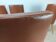8 chaises skaï marron 1950