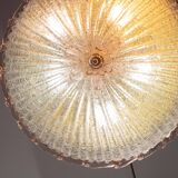 Paire de plafonniers en verre de Murano, Italie