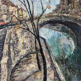 Landscape of the Parisian Seine quays
