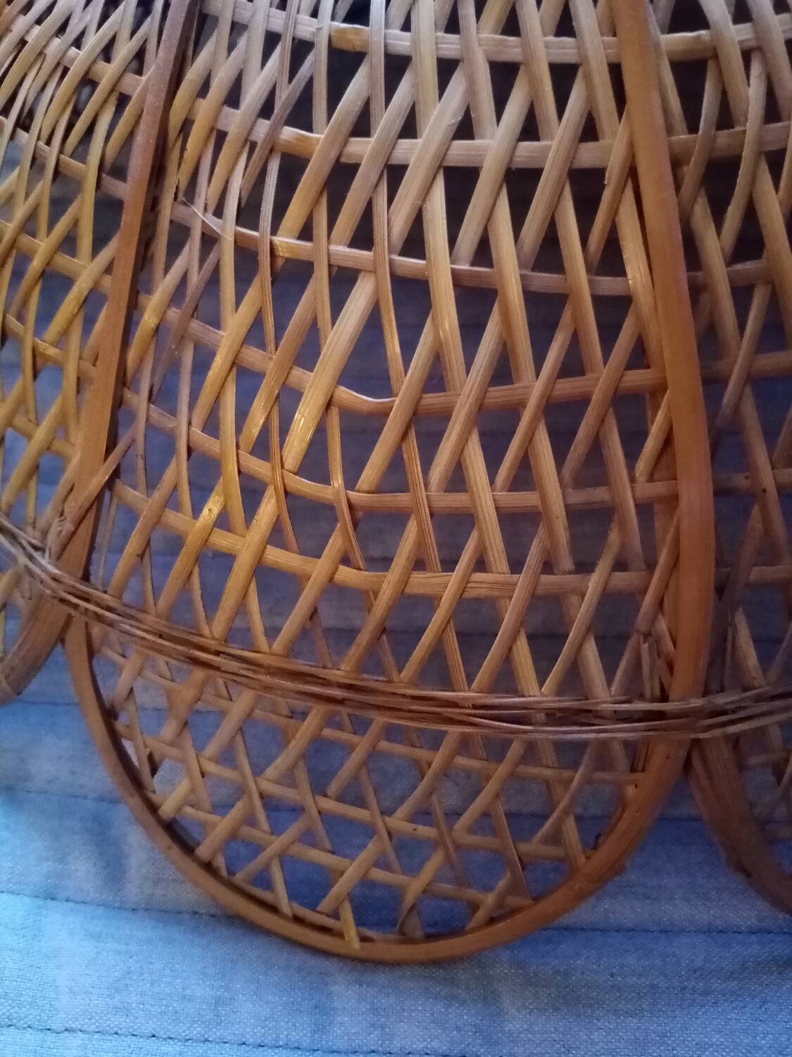 Relux Italy wicker flower pendant light