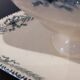 Old Choisy Le Roi earthenware gravy boat, Chinon decor