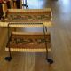 vintage rolling bar cart 1960