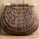 Rattan braided fishing basket