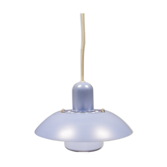Classic small Danish hanging lamp, produced by Form-Light in the 1980s. Light purple color