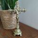 Solid brass altar crucifix