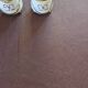 Vintage porcelain salt and pepper shakers.