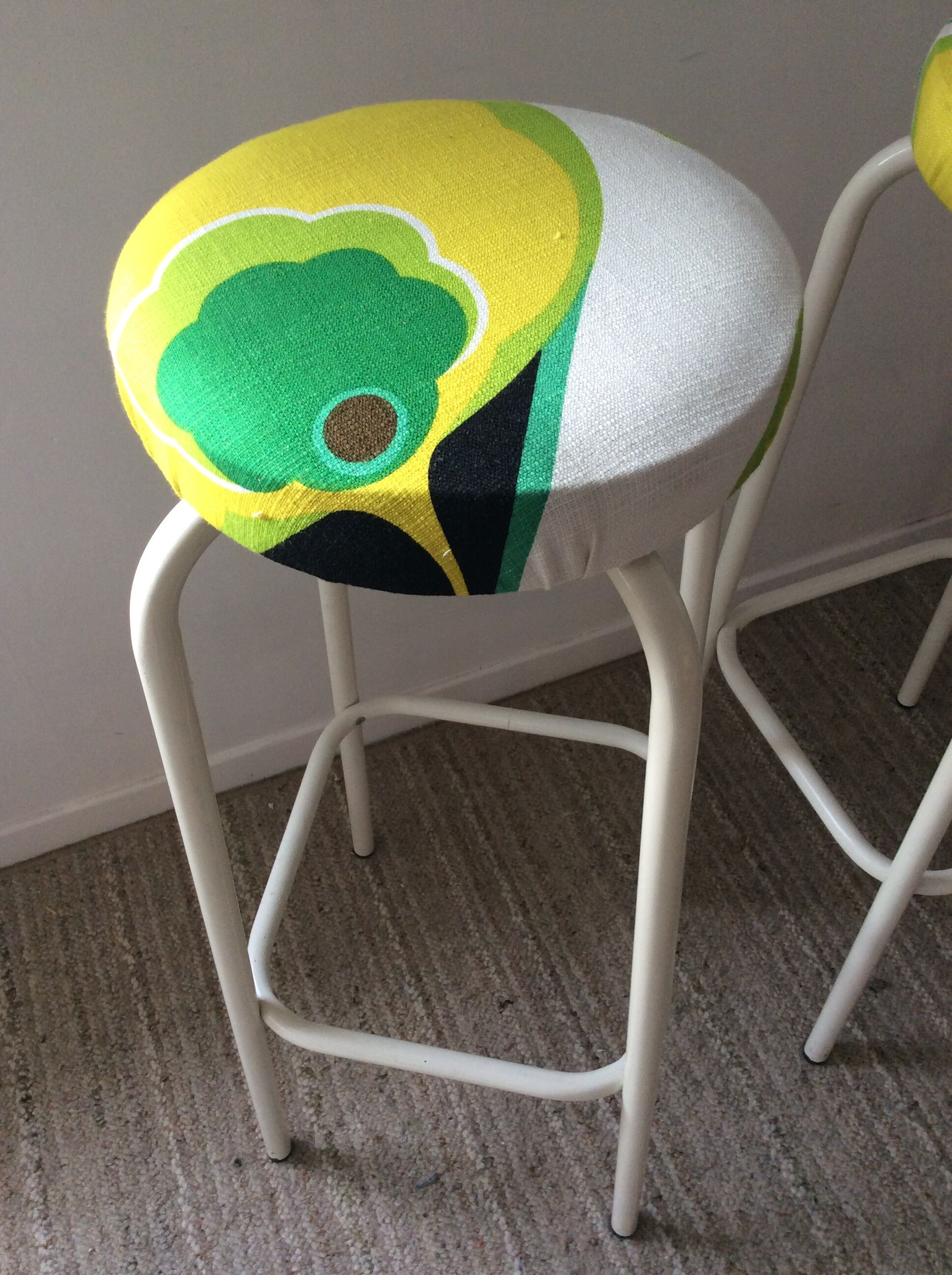 Pair of Unic design stools from the 70s