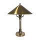 Lampe de table ou de bureau art déco en lucite et laiton