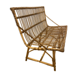 Rattan bench