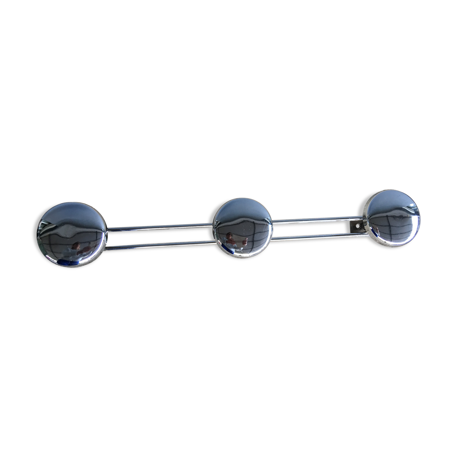 Porte manteau metal chromé 1960-70