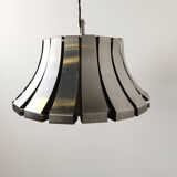 Mid-century steel suspension lamp by E. Martinelli for Martinelli Luce