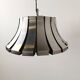 Mid-century steel suspension lamp by E. Martinelli for Martinelli Luce