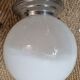 Ceiling lamp opaline ball from 1940