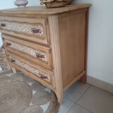 Commode 3 tiroirs bohème chic