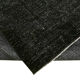 Hand-knotted persian overdyed 1970s 291 cm x 400 cm black wool carpet