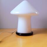 Lampe champignon en verre de Murano 1980.