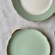 Trio de plats vert d'eau