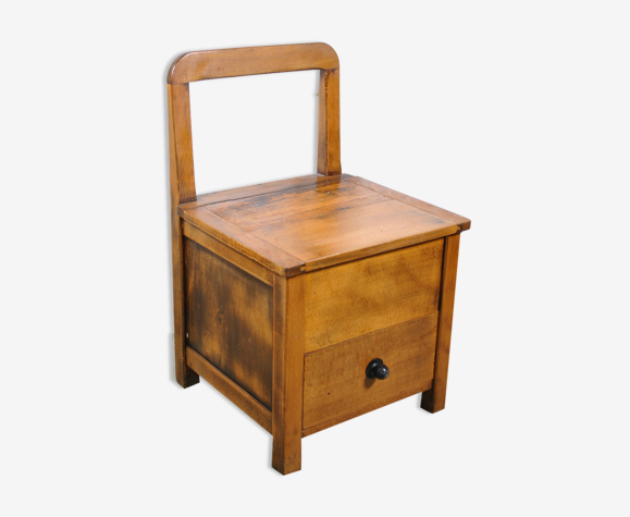 Chaise coffre enfant 1950