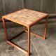 Square danish sidetable in teak by Kai Kristiansen, denmark 70s
