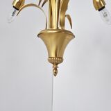 Lustre en laiton ananas, années 1970