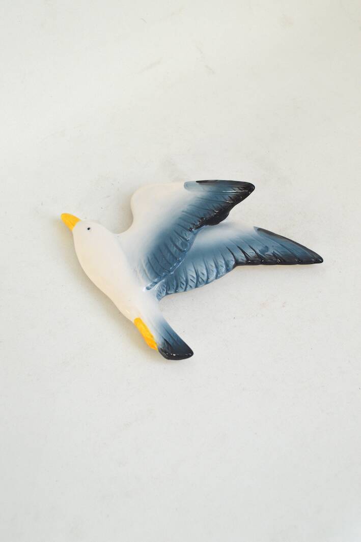 Mouette murale en céramique