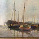 Printing on canvas Pleasure boats