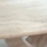 Travertine coffee table