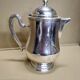 Italian hotel teapot made of silver metal