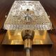 Paire d'appliques verre design scandinave 1950.