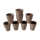 Set of 8 Cermer sandstone glasses