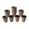 Set of 8 Cermer sandstone glasses