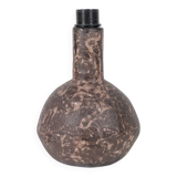 Lampe de table vintage en céramique à glaçure expressive